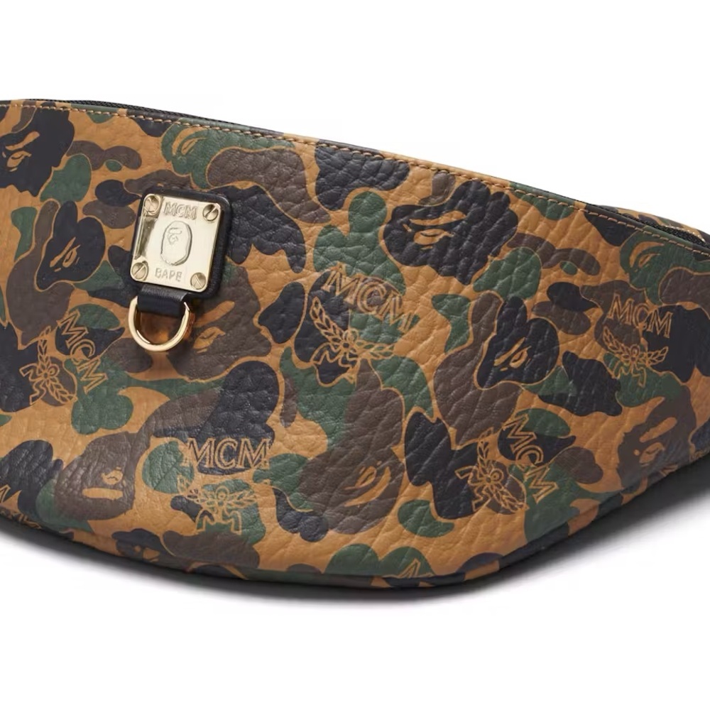 MCM Bape Camo Belt Bag